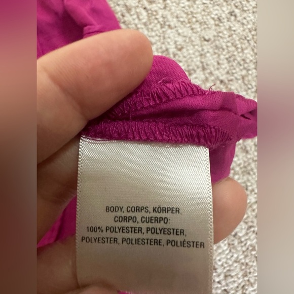 Anthropologie Magenta Blouse size 4 - Picture 6 of 9